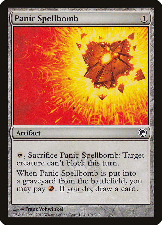 Panic Spellbomb [Scars of Mirrodin] [Foil]