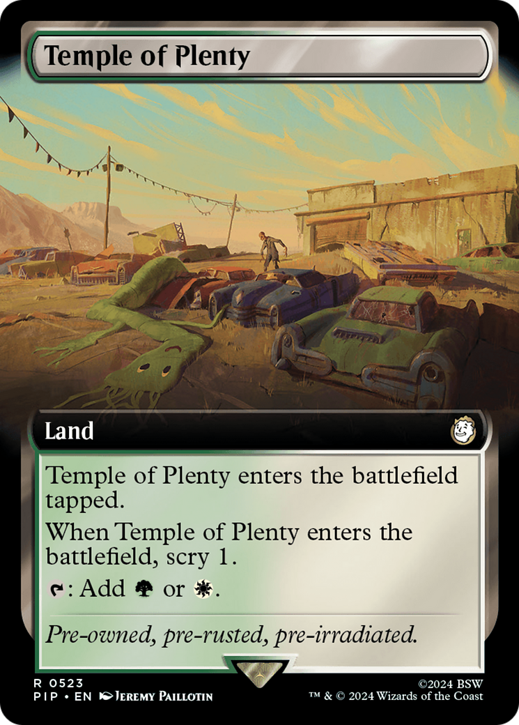 Temple of Plenty (Extended Art) [Fallout] [Foil]