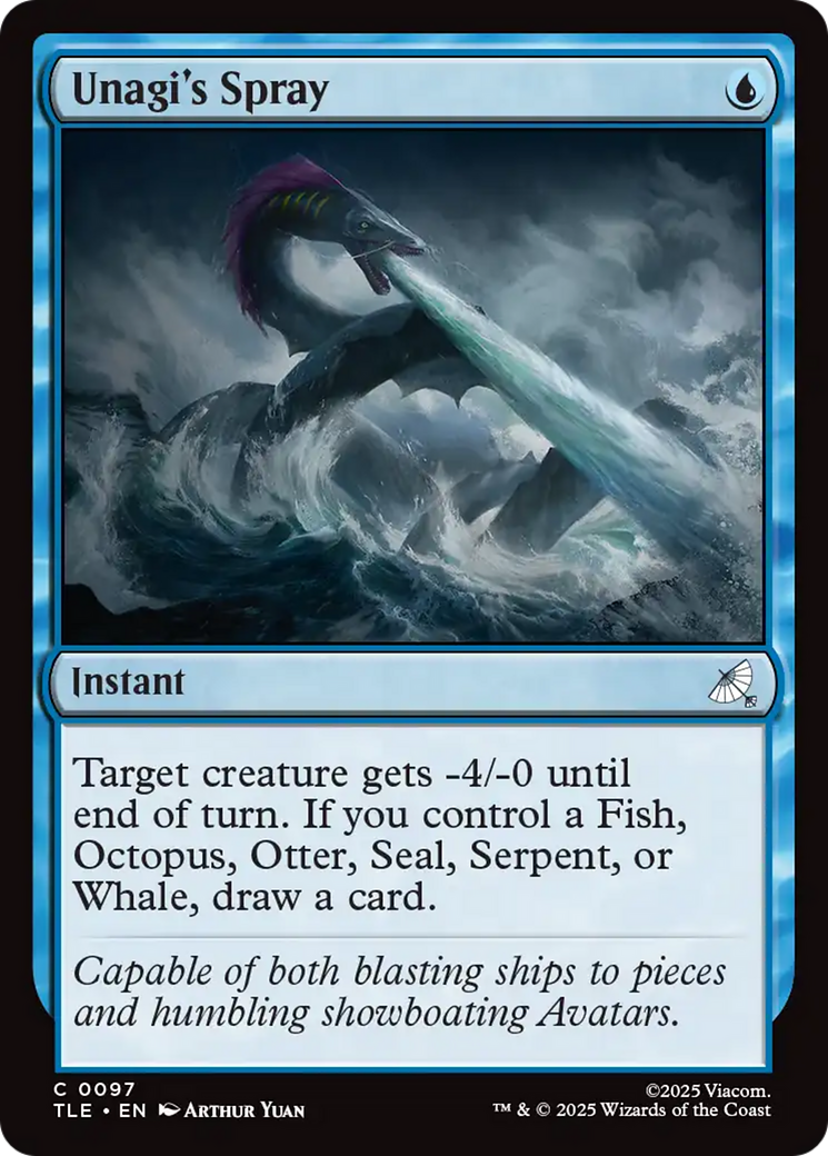 Unagi's Spray [Avatar: The Last Airbender: Eternal-Legal] [Foil]
