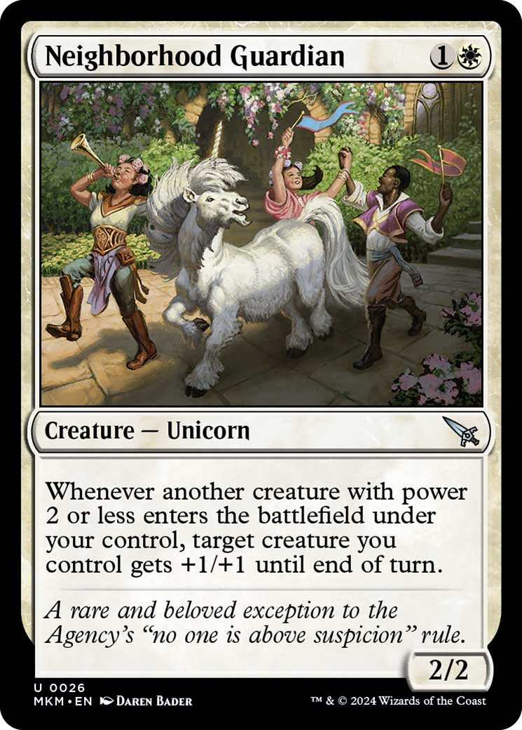 Neighborhood Guardian [Murders at Karlov Manor] [Foil]