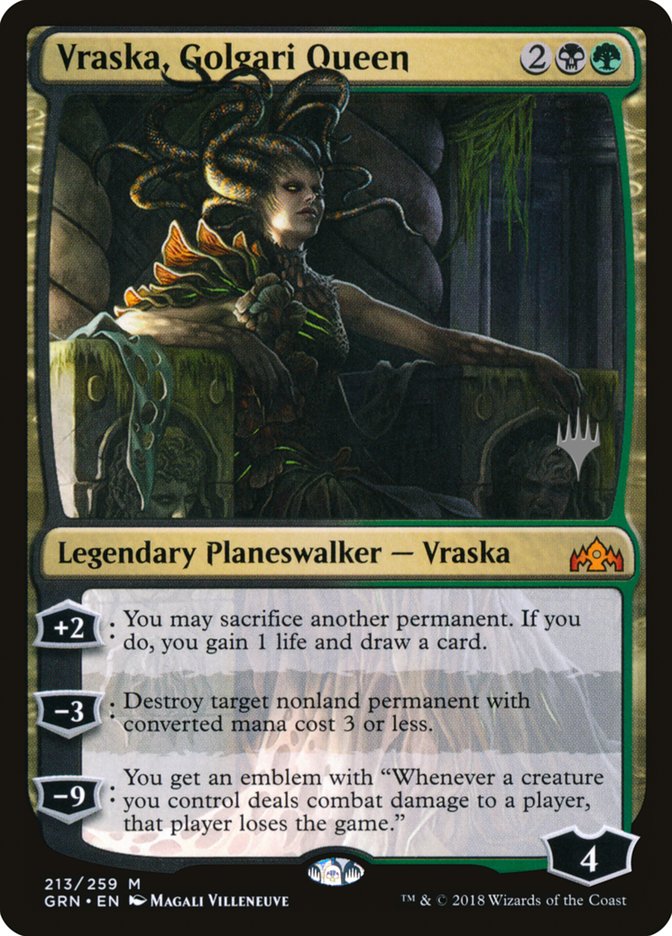 Vraska, Golgari Queen (Promo Pack) [Guilds of Ravnica Promos] [Foil]