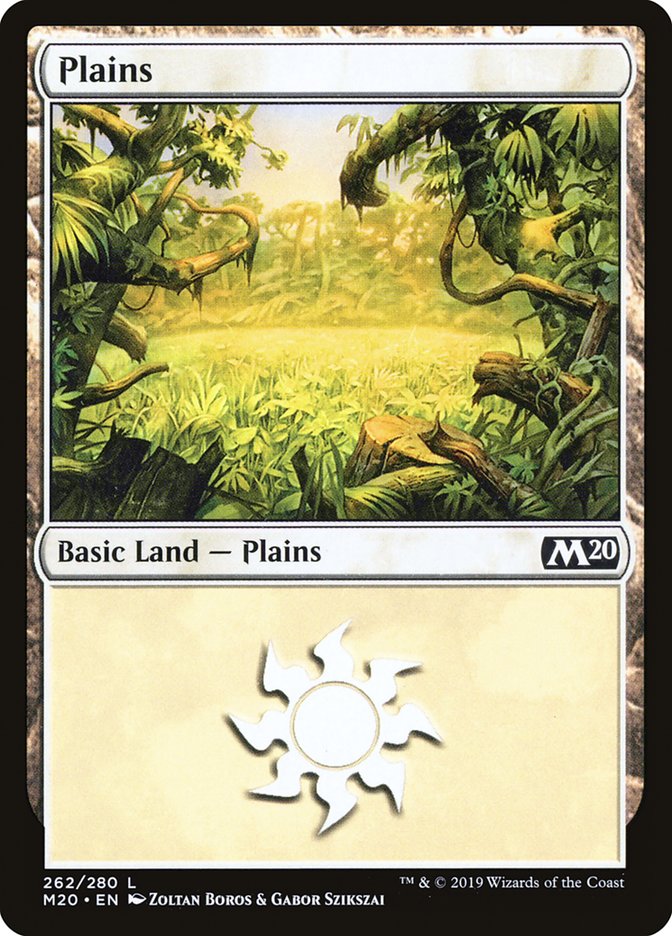 Plains (262) [Core Set 2020] [Foil]