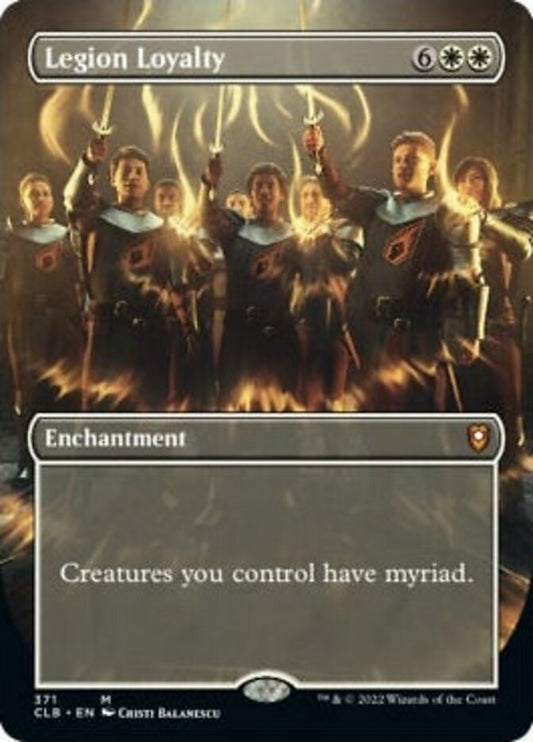 Legion Loyalty (Borderless Alternate Art) [Commander Legends: Battle for Baldur's Gate] [Foil]