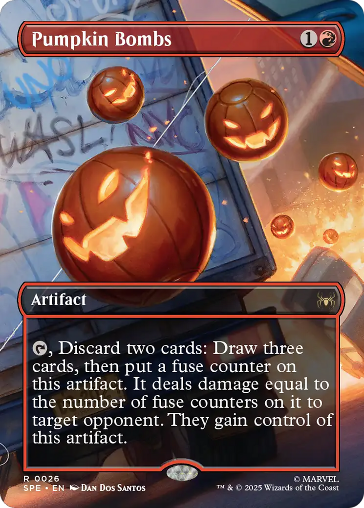 Pumpkin Bombs (Borderless) [Marvel's Spider-Man: Eternal-Legal] [Foil]