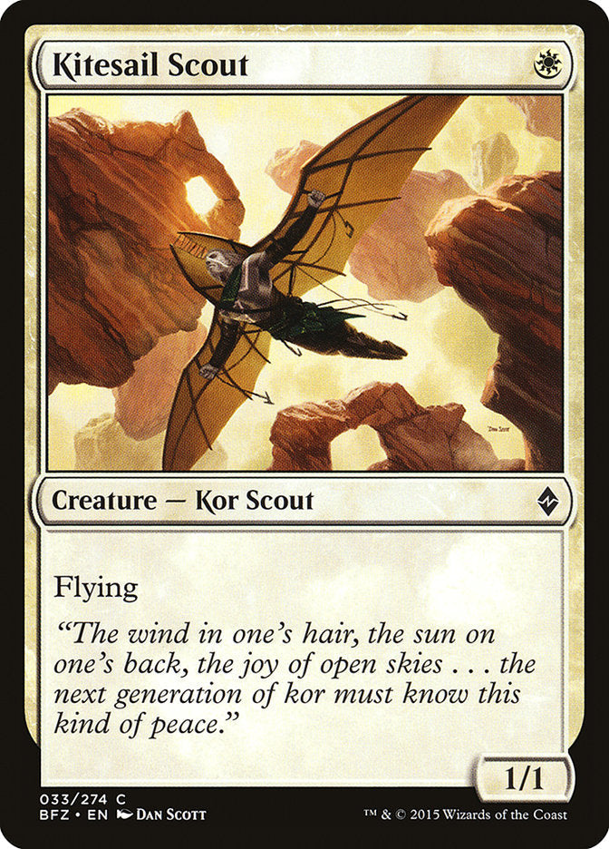 Kitesail Scout [Battle for Zendikar] [Foil]