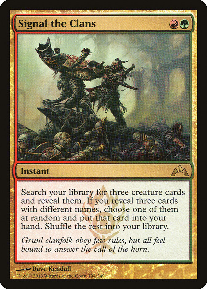 Signal the Clans [Gatecrash] [Foil]