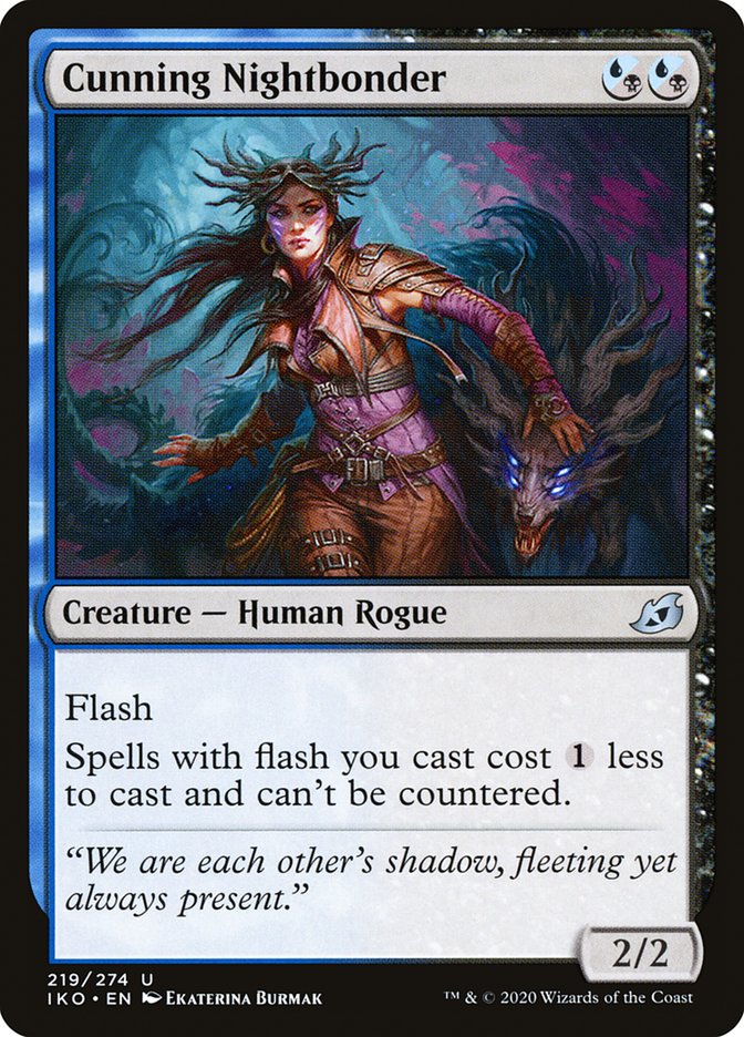 Cunning Nightbonder [Ikoria: Lair of Behemoths] [Foil]