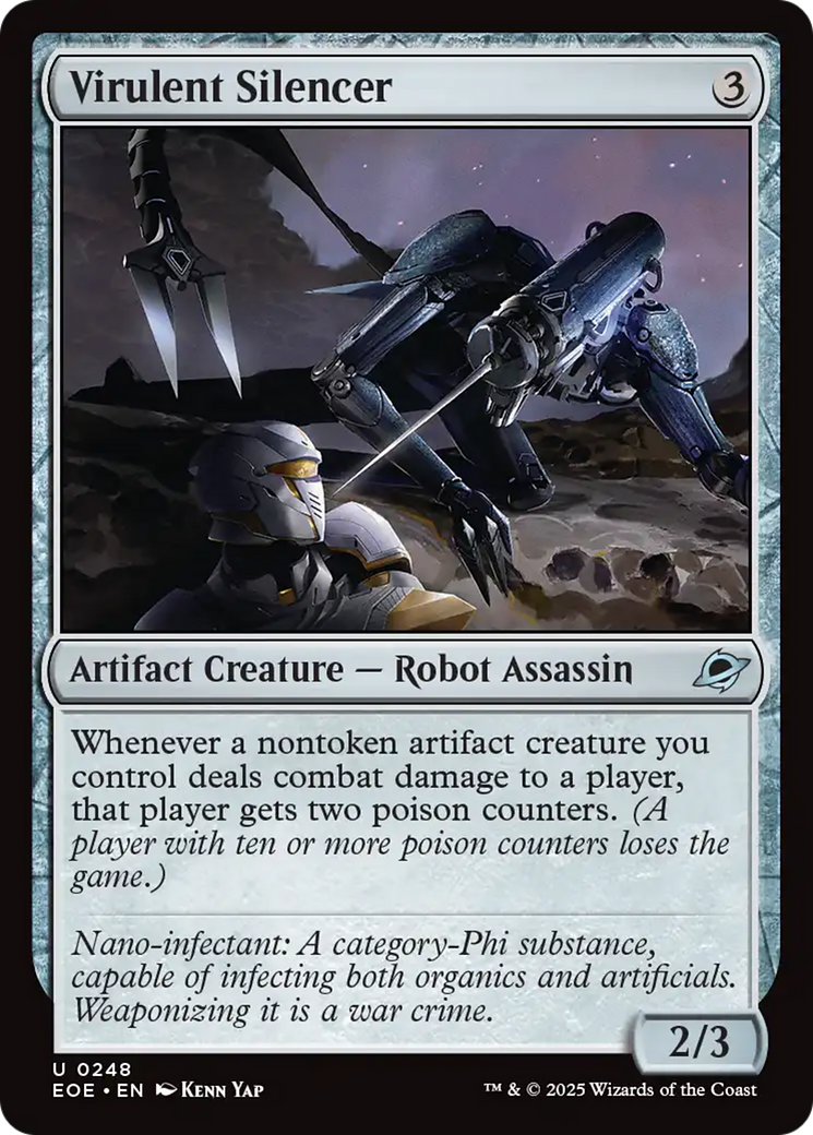 Virulent Silencer [Edge of Eternities] [Foil]