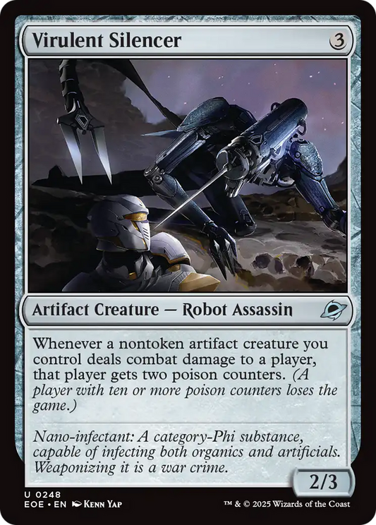 Virulent Silencer [Edge of Eternities] [Foil]