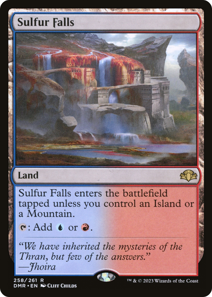 Sulfur Falls [Dominaria Remastered] [Foil]