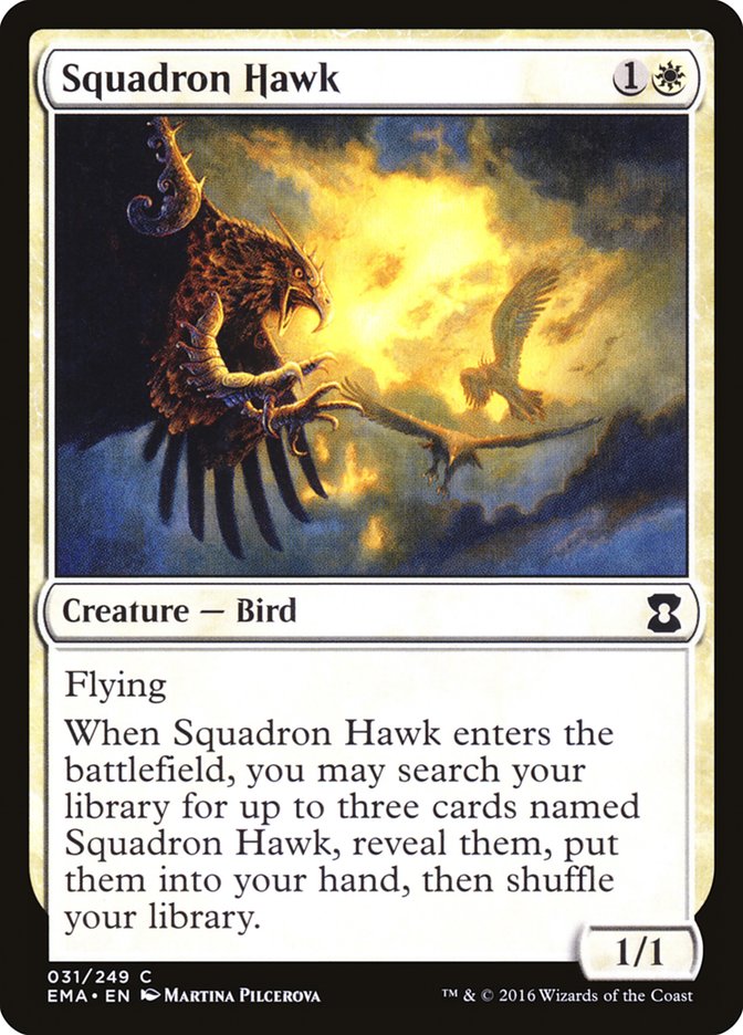 Squadron Hawk [Eternal Masters] [Foil]