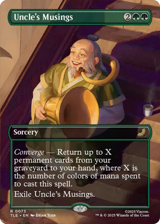 Uncle's Musings (Borderless) [Avatar: The Last Airbender: Eternal-Legal] [Foil]