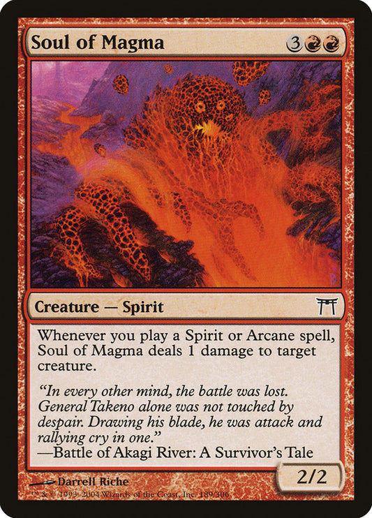 Soul of Magma [Champions of Kamigawa] [Foil]