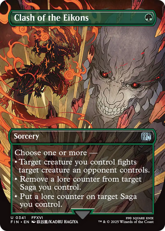 Clash of the Eikons (Borderless) [FINAL FANTASY] [Foil]