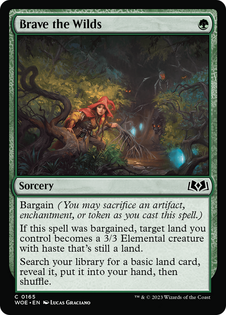 Brave the Wilds [Wilds of Eldraine] [Foil]