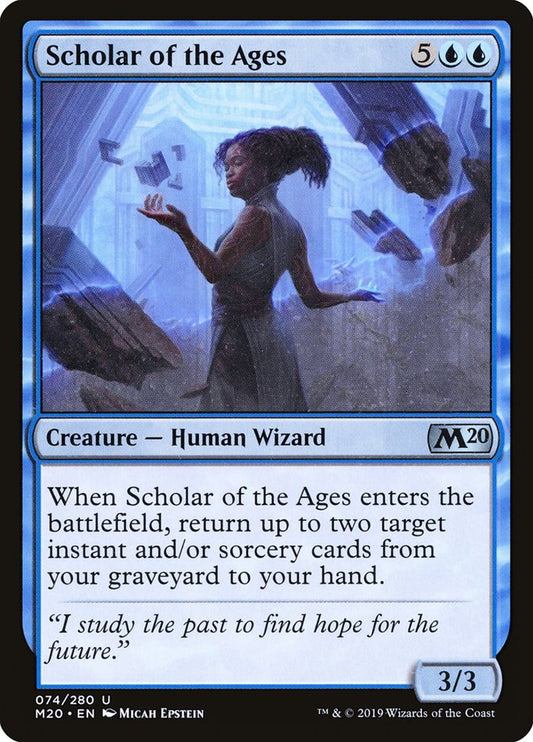 Scholar of the Ages [Core Set 2020] [Foil]