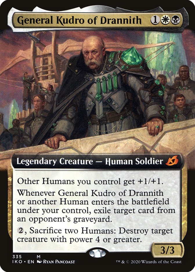 General Kudro of Drannith (Extended Art) [Ikoria: Lair of Behemoths] [Foil]