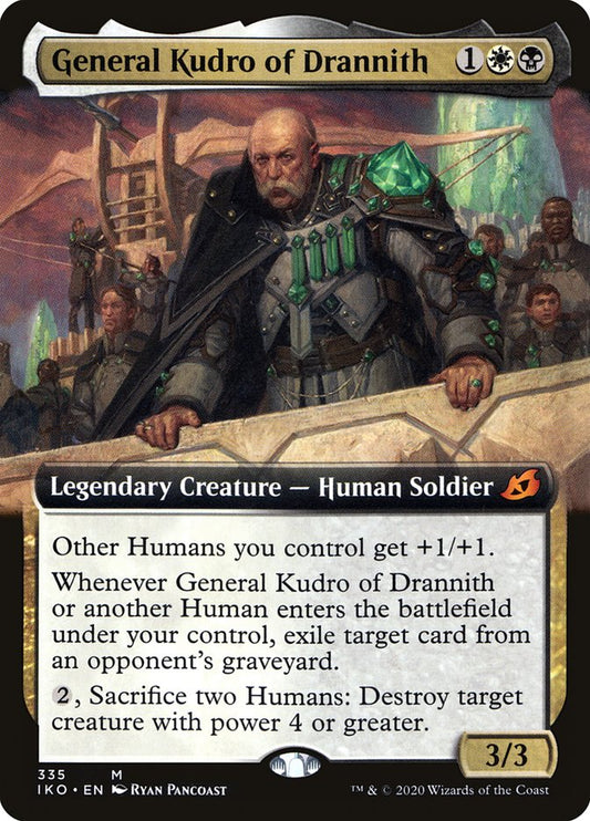 General Kudro of Drannith (Extended Art) [Ikoria: Lair of Behemoths] [Foil]