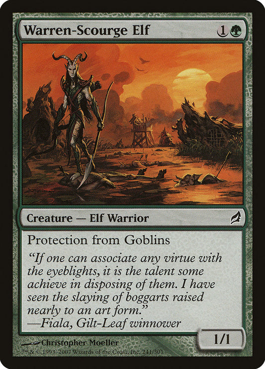 Warren-Scourge Elf [Lorwyn] [Foil]