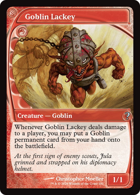 Goblin Lackey (Future Sight) [Mystery Booster 2] [Foil]