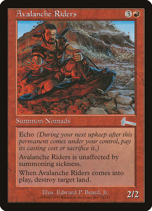 Avalanche Riders [Urza's Legacy] [Foil]