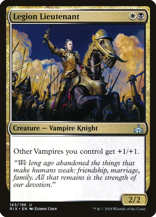 Legion Lieutenant [Rivals of Ixalan] [Foil]