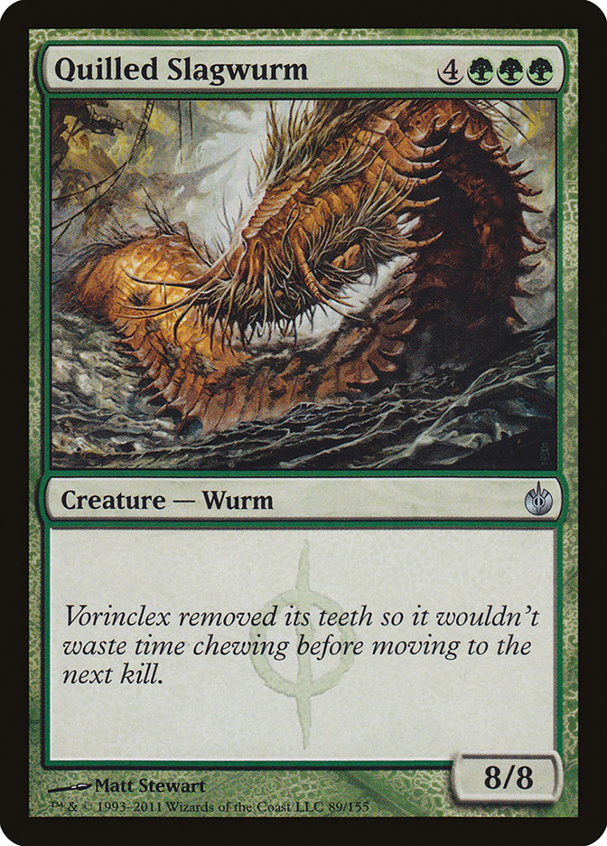 Quilled Slagwurm [Mirrodin Besieged] [Foil]