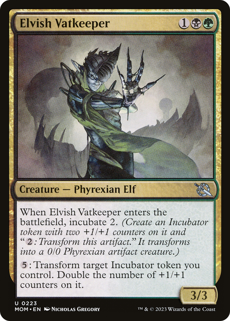 Elvish Vatkeeper [March of the Machine] [Foil]