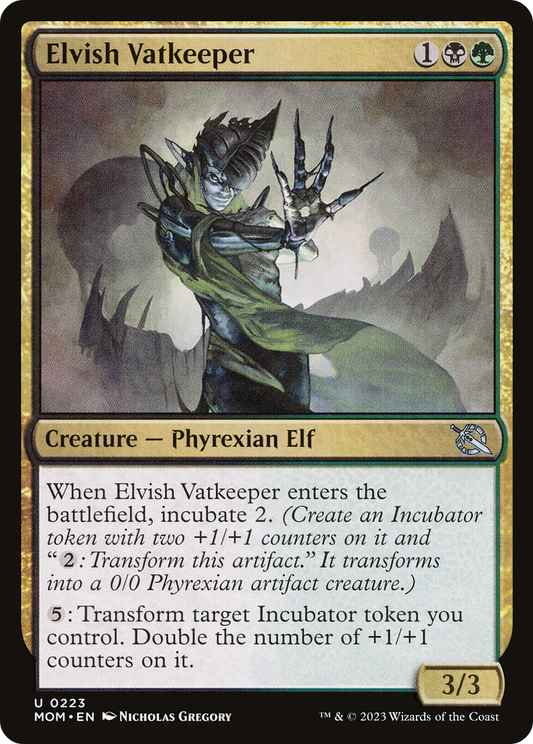 Elvish Vatkeeper [March of the Machine] [Foil]
