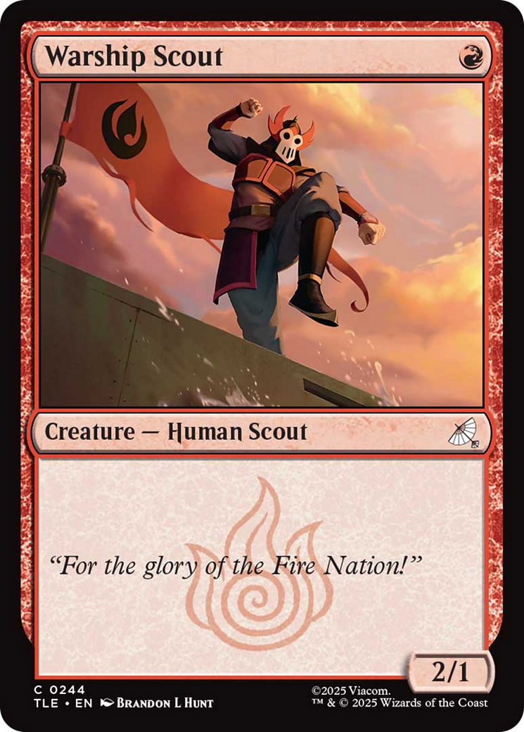 Warship scout [Avatar: The Last Airbender: Eternal-Legal] [Foil]