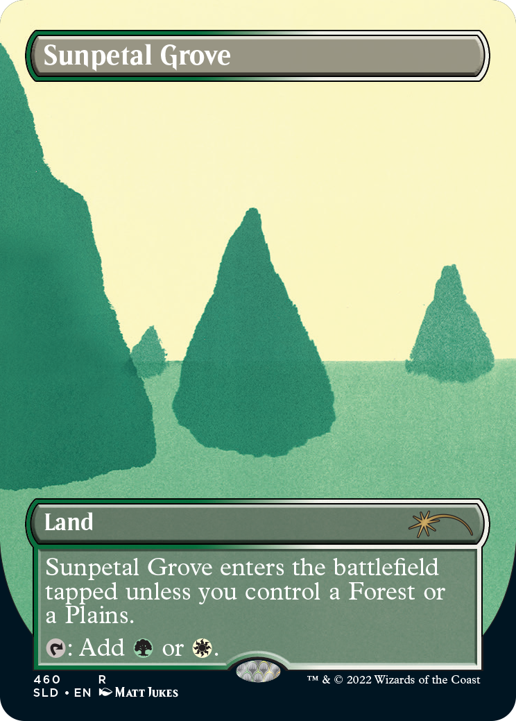 Sunpetal Grove (Borderless) [Secret Lair Drop Series] [Foil]