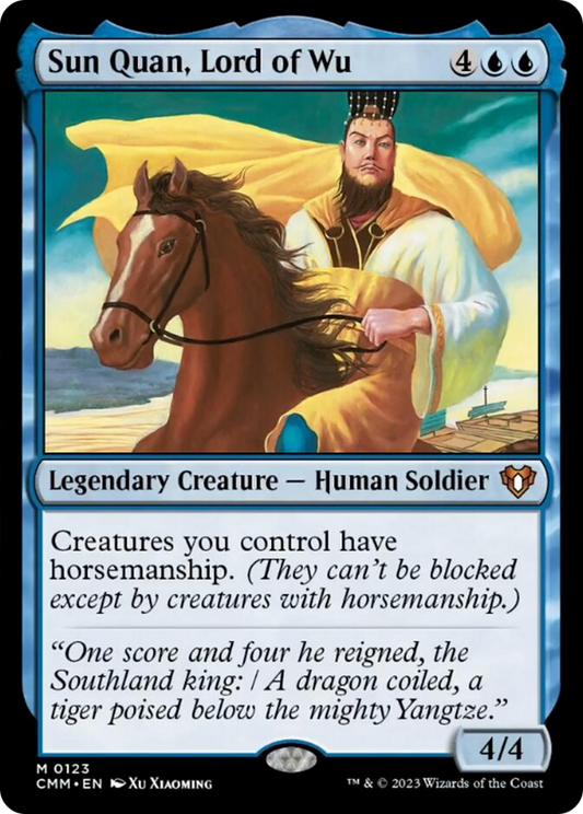 Sun Quan, Lord of Wu [Commander Masters] [Foil]