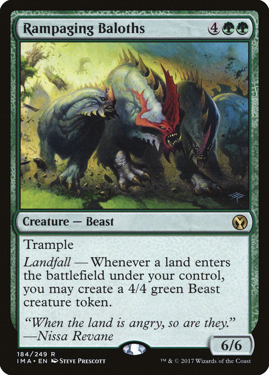 Rampaging Baloths [Iconic Masters] [Foil]