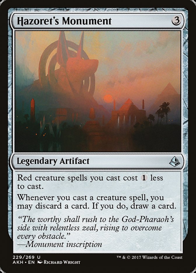 Hazoret's Monument [Amonkhet] [Foil]