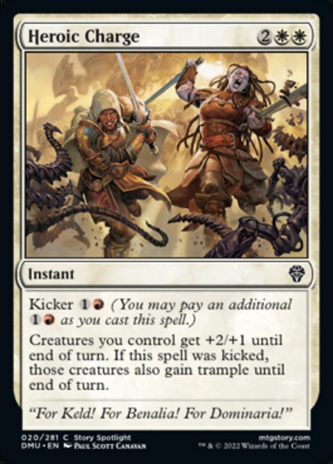 Heroic Charge [Dominaria United] [Foil]