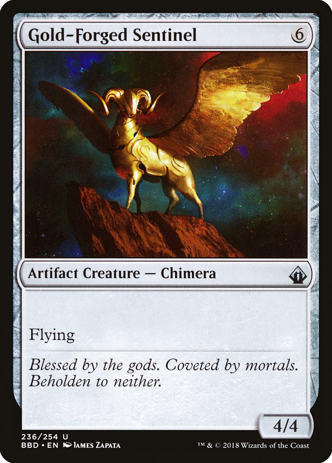 Gold-Forged Sentinel [Battlebond] [Foil]