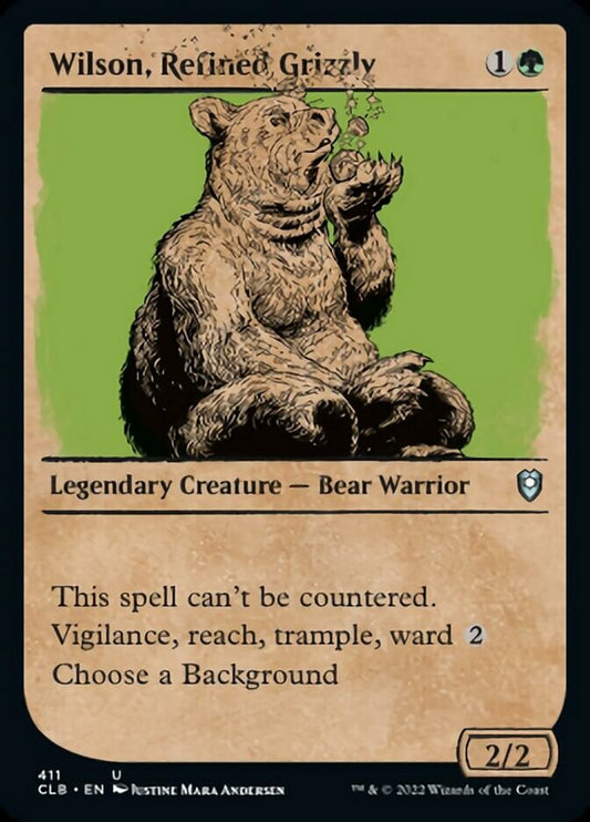 Wilson, Refined Grizzly (Showcase) [Commander Legends: Battle for Baldur's Gate] [Foil]