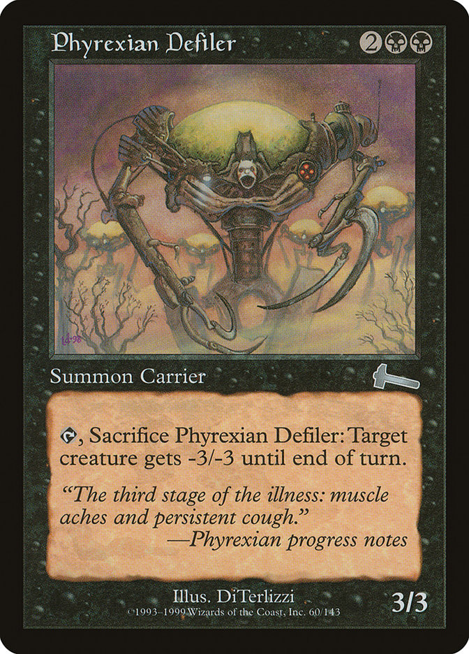 Phyrexian Defiler [Urza's Legacy] [Foil]