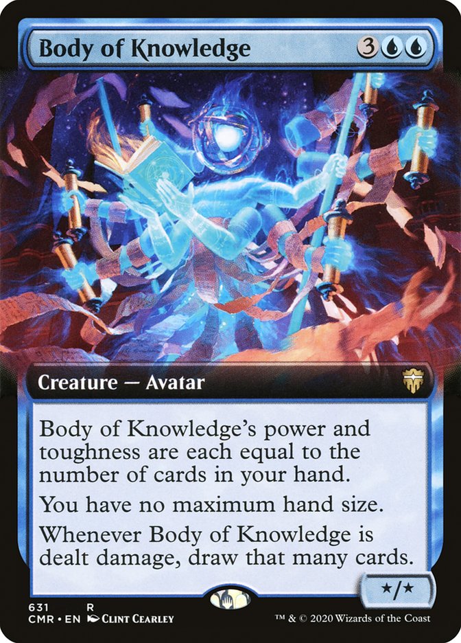 Body of Knowledge (Extended Art) [Commander Legends] [Foil]