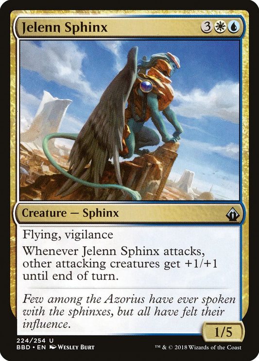 Jelenn Sphinx [Battlebond] [Foil]