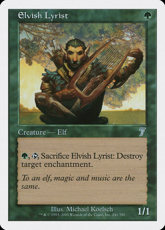 Elvish Lyrist [Seventh Edition] [Foil]
