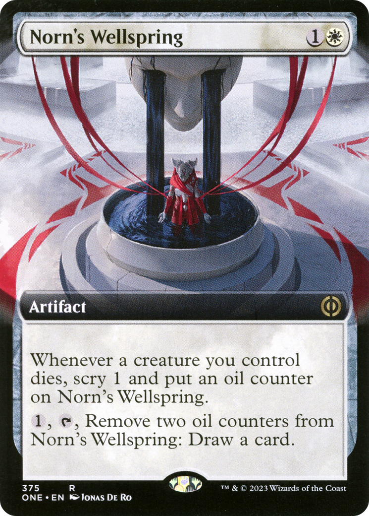 Norn's Wellspring (Extended Art) [Phyrexia: All Will Be One] [Foil]