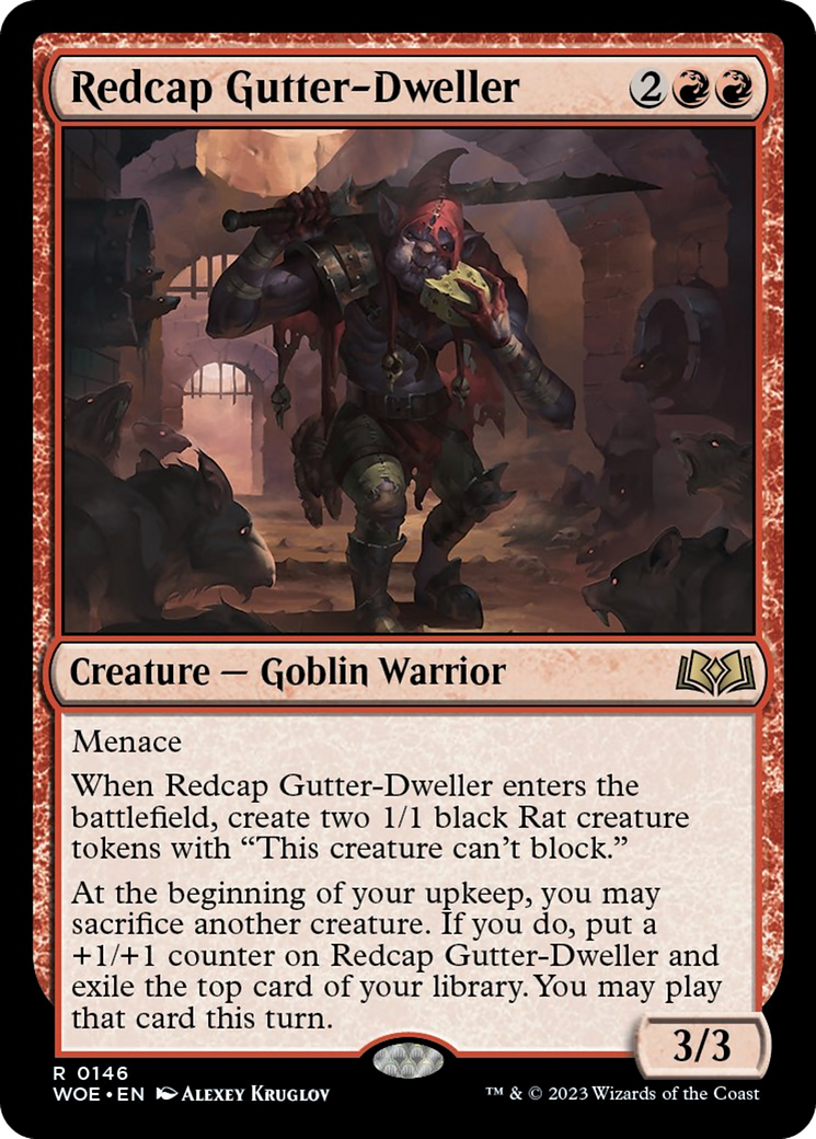 Redcap Gutter-Dweller [Wilds of Eldraine] [Foil]