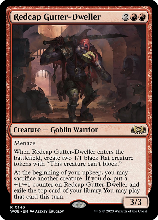 Redcap Gutter-Dweller [Wilds of Eldraine] [Foil]