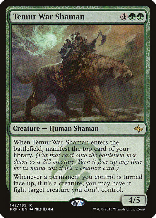 Temur War Shaman [Fate Reforged] [Foil]