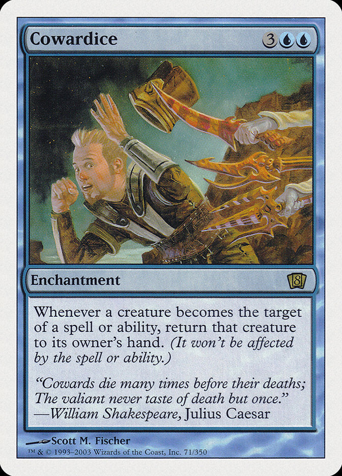 Cowardice [Eighth Edition] [Foil]