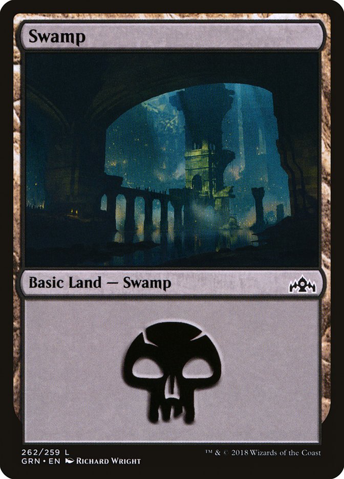 Swamp (262) [Guilds of Ravnica] [Foil]