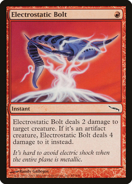 Electrostatic Bolt [Mirrodin] [Foil]