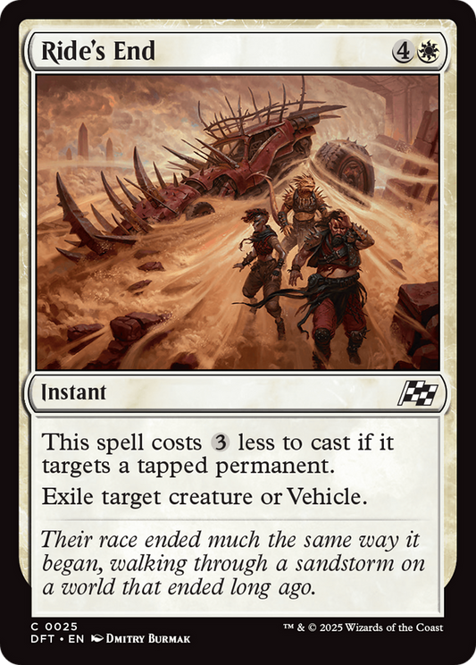 Ride's End [Aetherdrift] [Foil]
