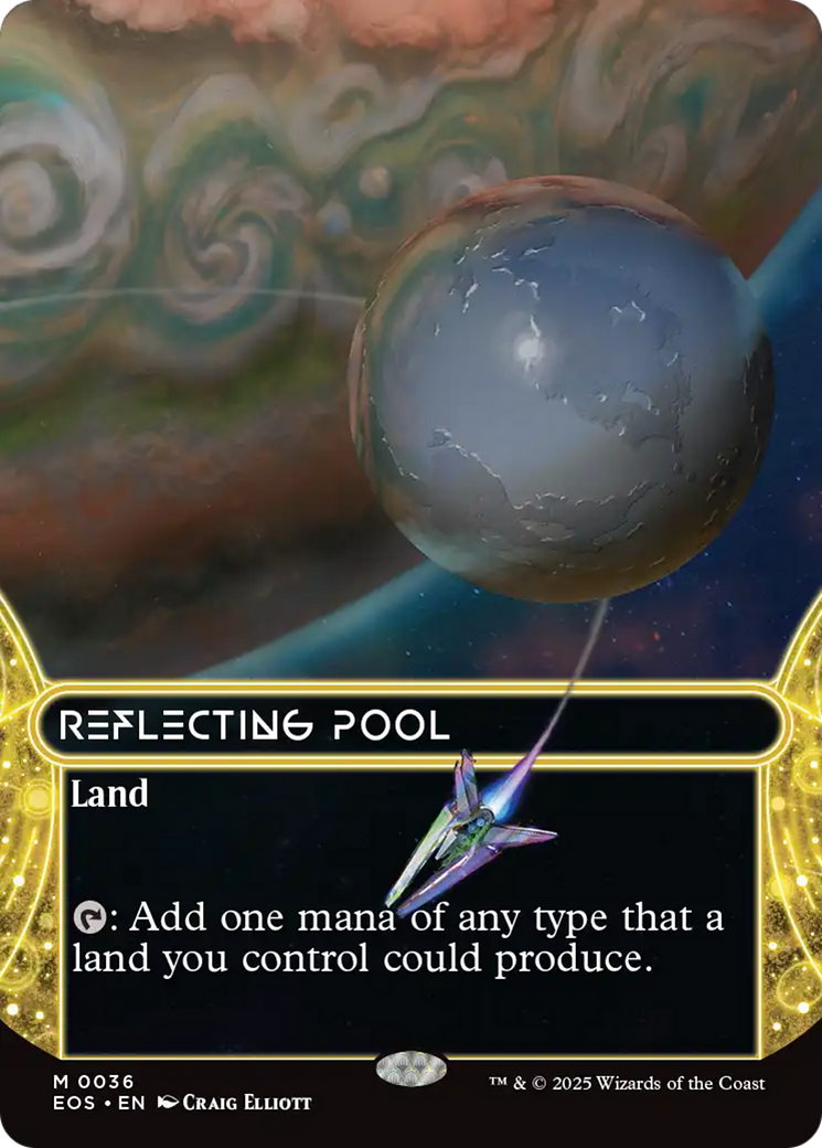 Reflecting Pool (0036) (Borderless) [Edge of Eternities: Stellar Sights] [Foil]